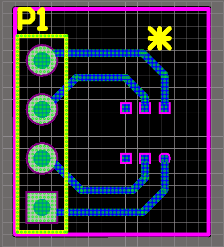 Platinenlayout-Luftfeuchtigkeitssensor