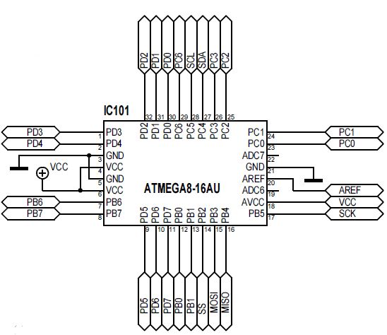 Schaltbild-ATMEGA-8-16AU