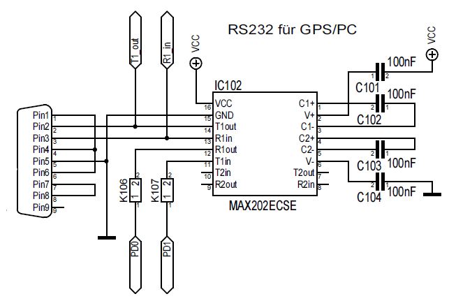 Schaltbild-RS232-Schnittstelle-GPS