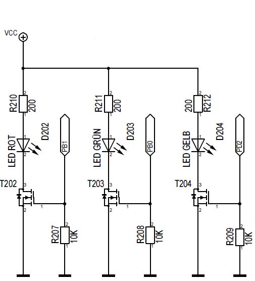 Schaltbild-Status-LEDs