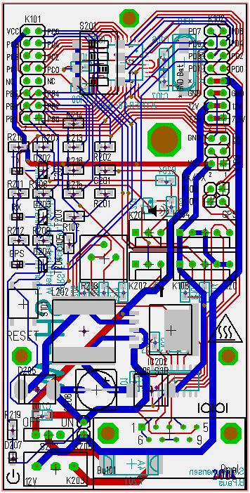 Platinenlayout-Basisplatine