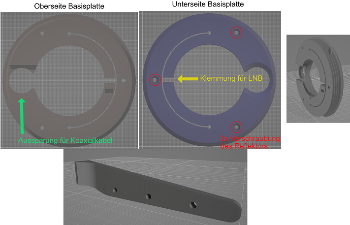 3D-Modelle-Basisplatte-und-Stütze