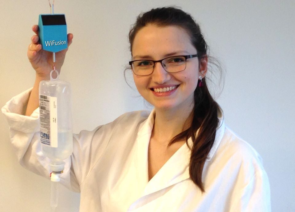 WiFusion-Sense-Infusionsbeutel-Einsatz