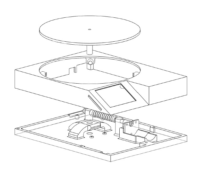 Positioniertisch-3D-Ansicht
