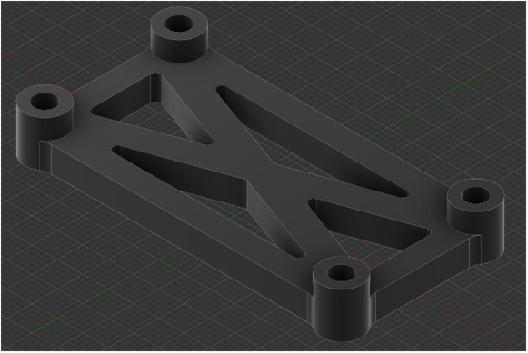 3D-Modell-Halterung